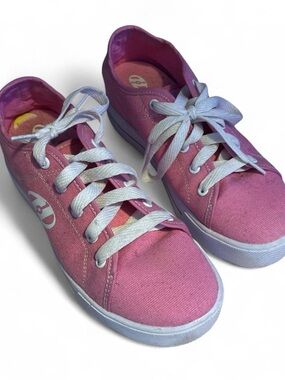 Heelys Pink Canvas Lace-Up Sneakers